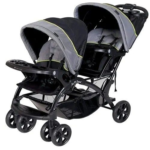 Baby Trend Sit N' Stand Double Stroller - Pistachio
