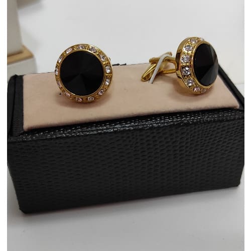 Men Cufflinks 17 - Gold