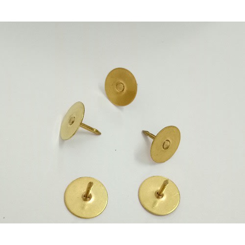 25 Tack Brooch Pins - Gold