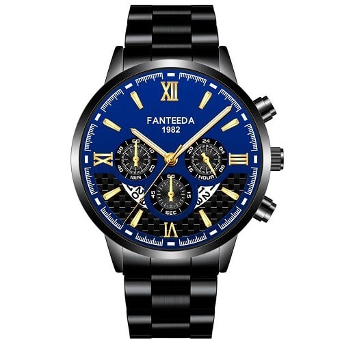 Fanteeda Wrist Watch - Black
