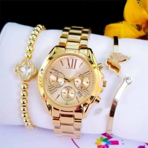 Men's Wrist Watch + Bracelet For Queens