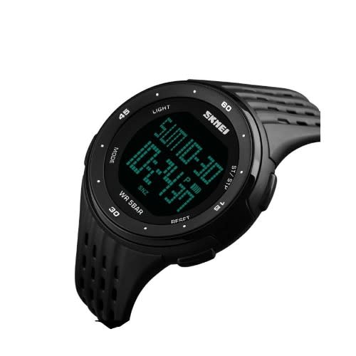 Multifunction  Luminous Digital Sports Watch - Black