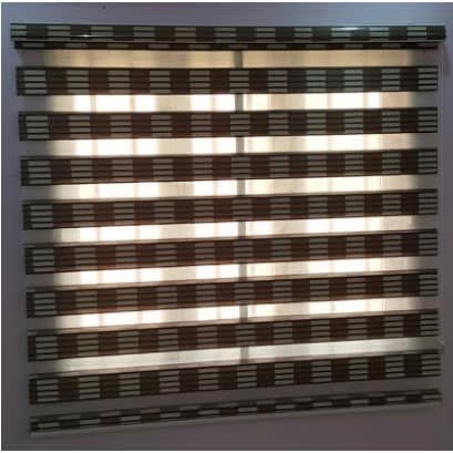 Zebra 4ft *4ft Brown And Cream Window Blind