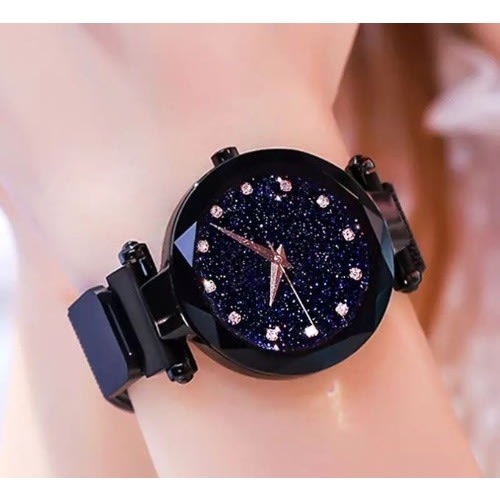 Starry Sky Magnetic Wristwatch - Black