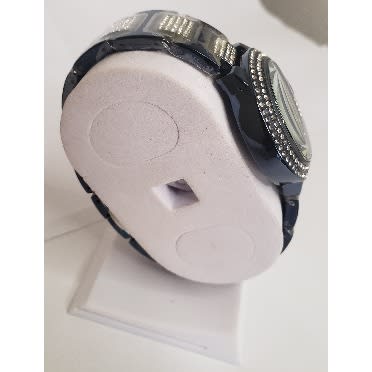 Blue/black Studded Watch