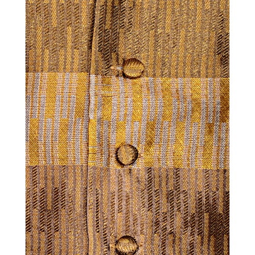 Crafted Waistcoat - Gold & Brown