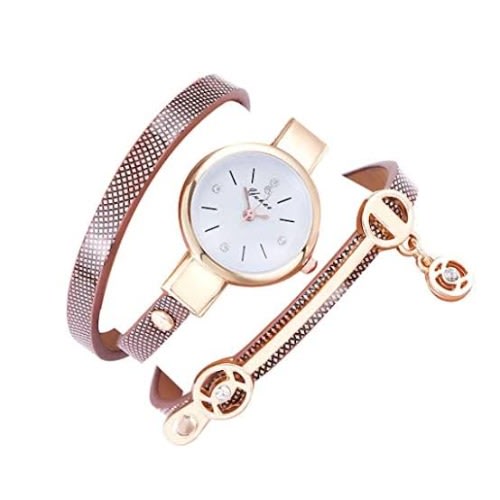 3 Strap Ladies Watch With Bracelet