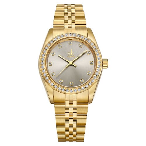 Women Gold Bracelet Watch