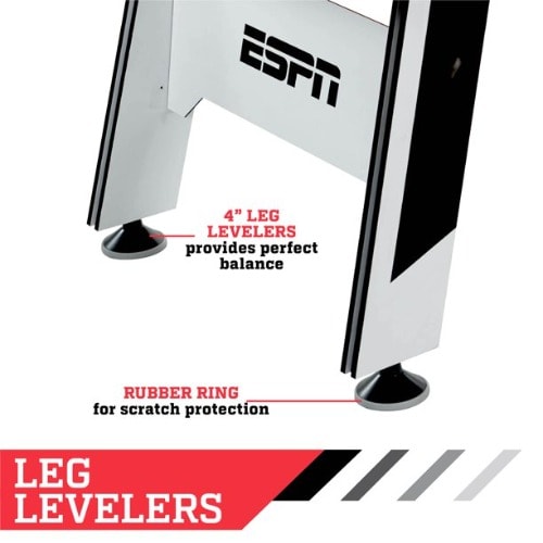 Espn 72" Air Hockey And Table Tennis Table, Combo Game Set, Accessories Included
