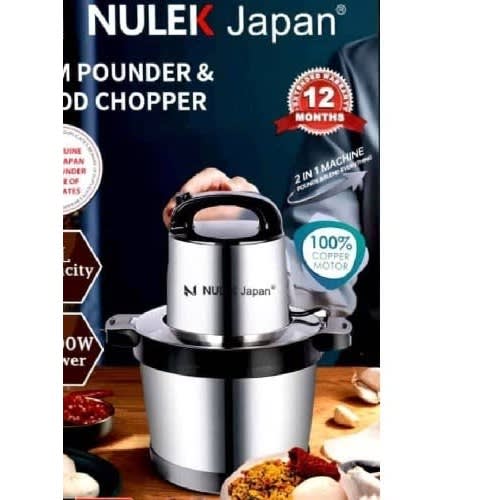 Nulek Japan Yam Pounder And Food Processor -8l - 3500w