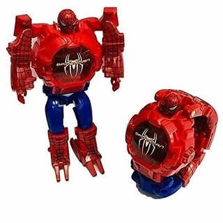Spider Man Character Robot Watch With Image Projection For Kids