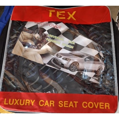 Luxury car seat cover black