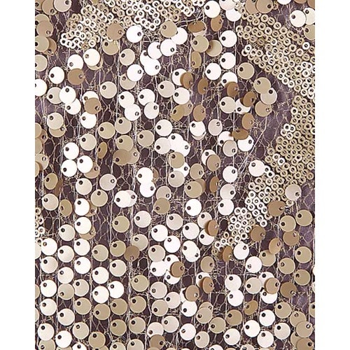 Sequin Cold Shoulder Top-Gold