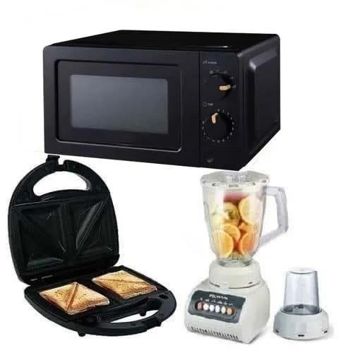 Oven With 20liters + Blender-999 + Toaster