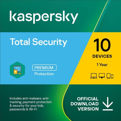 Total Security 2022 | 10 Devices |1 Year | Pc/mac/android