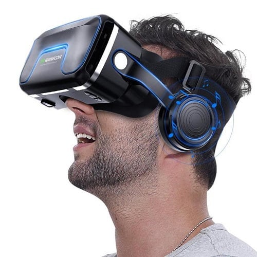 Pro 7.0 Virtual Reality Gear Goggle 3D  Headset For 4.7-6.0 inch Smartphone + Gamepad