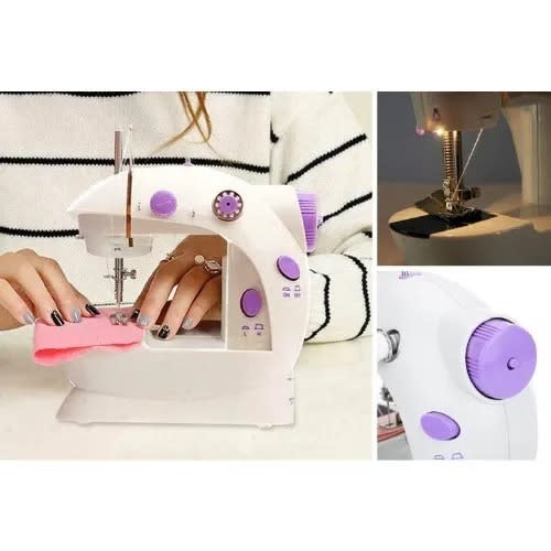 Mini Sewing Machine With Foot Pedal - Electric & Battery Operated