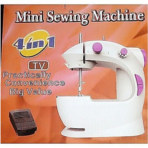 Mini Sewing Machine With Foot Pedal - Electric & Battery Operated
