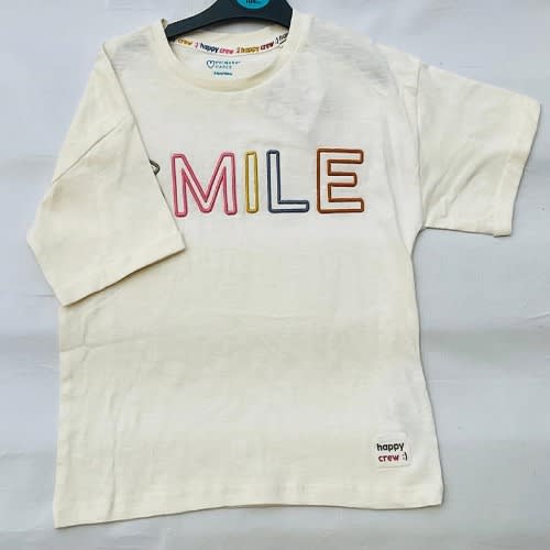 Smile Girl Tee Shirt - White