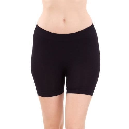 3 Pcs Ladies Basic Hot Shorts - Black