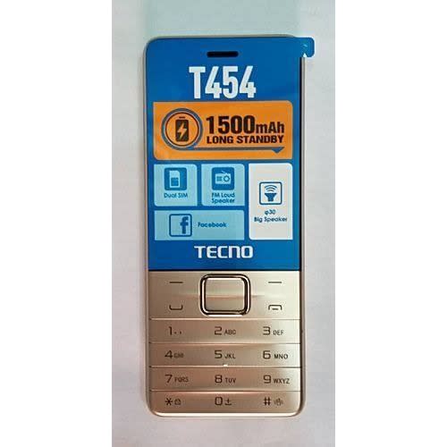 T454 Feature Phone - Dual Sim - 2.8