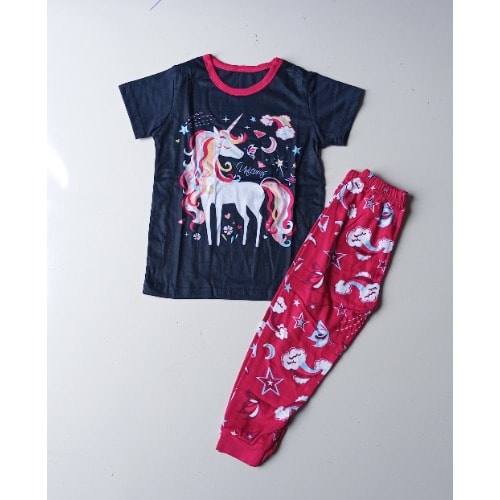 Cuddle Me Girls Unicorn Pyjamas Set