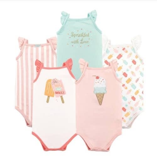 Sleeveless 5 In 1  Bodysuit