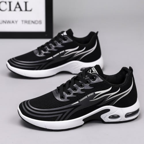 Men's Sneakers - Black & White
