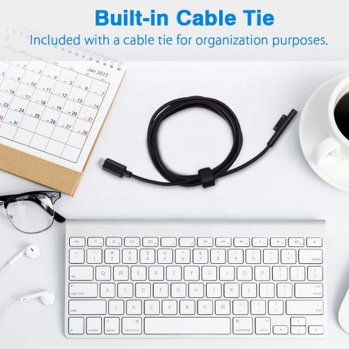 Usb-c Charging Cable For Microsoft Surface Pro 3/4/5/6