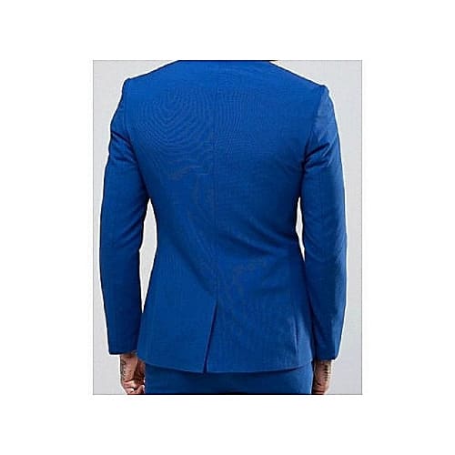 Men's Slim Fit Suit - Royal Blue