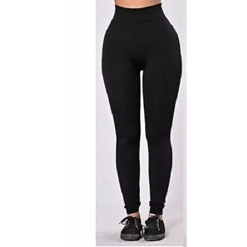 High Waist Leggings-Black