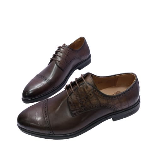 Anax - Leather Shoe - Brown