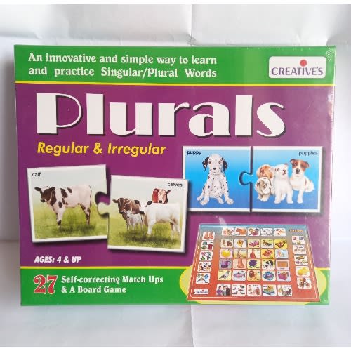 Creative Regular And Irregular Plurals Words