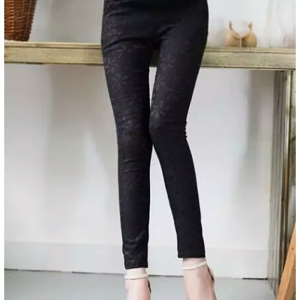 Women's Skinny Lace Pencil Trouser