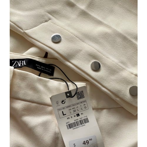 Buttoned Hem Pants