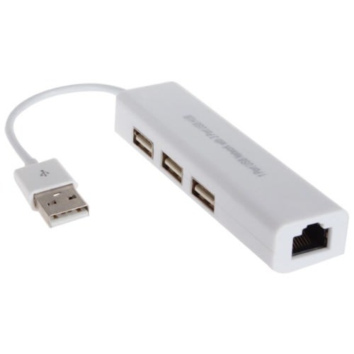 1 Port Usb Network With 3 Port Usb Hub
