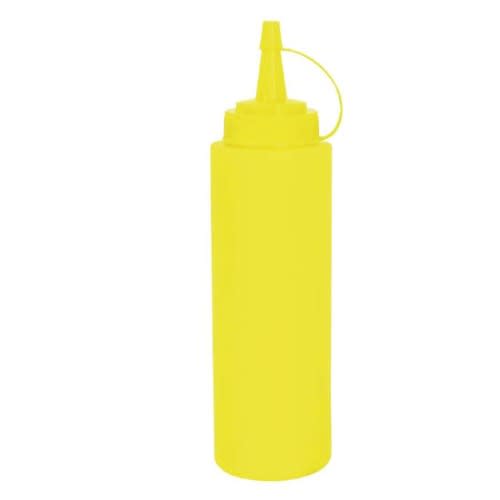 Plastic Squeeze Bottle Condiment Dispenser Set - 800ml Yellow - 1 Piece