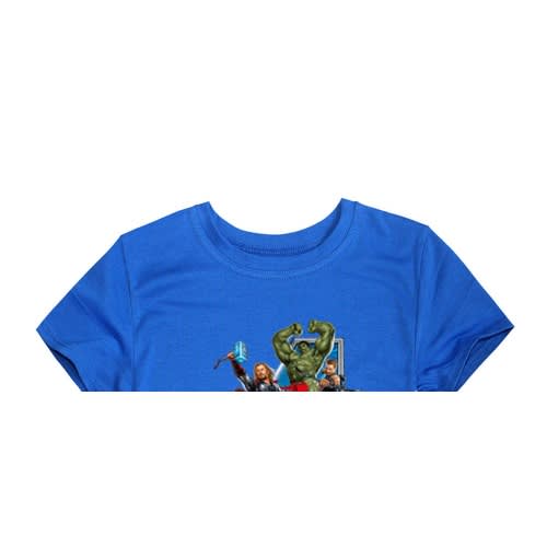 Avengers Boy Top- Blue