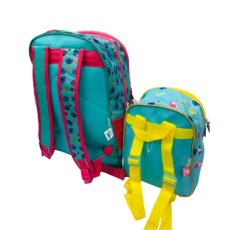 Emoji Back To School Backpack Bag With Matching Lunch Bag