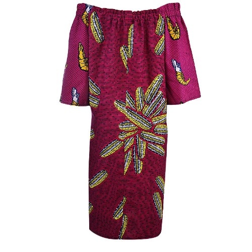 Fijrose off Shoulder Stoned Kaftan Dress