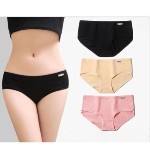 Ladies Cotton Underwear - Set Of 3