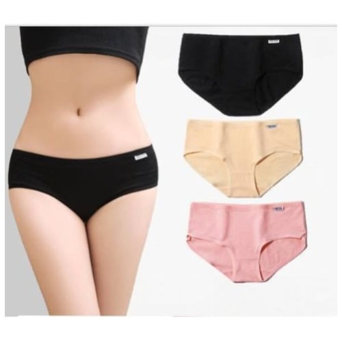 Ladies Cotton Underwear - Set Of 3
