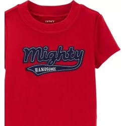2-piece Mighty Handsome Bodysuit Pant Set - 3m