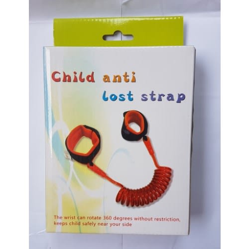 Child Anti Lost Safety Wrist Link Belt, Safety Harness Strap Leash Walking - Blue