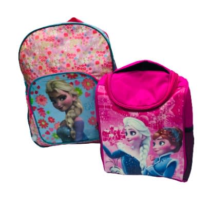 Princess Back To School Backpack With Matching Lunch Bag
