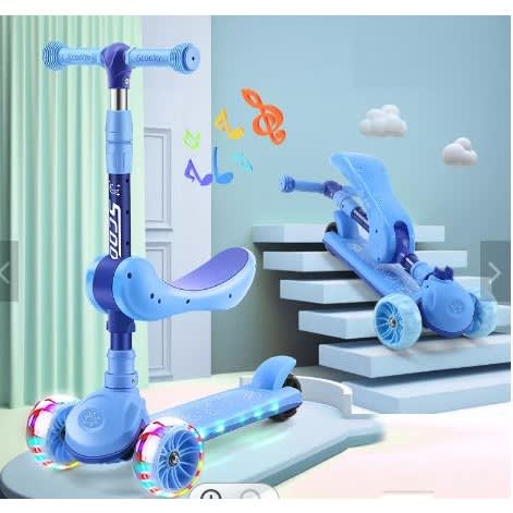 Kick Kids Three-wheel Scooter - Blue