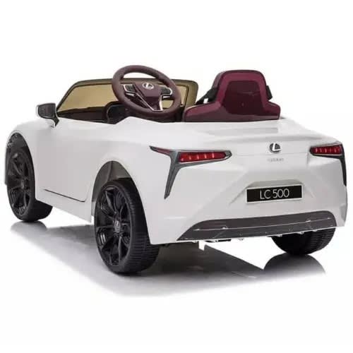 White Lc500 Kids Ride On Toy Car