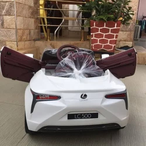 White Lc500 Kids Ride On Toy Car