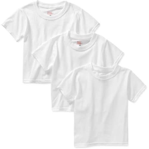 Set Of 3 Kids Unisex Round Neck Undershirt Vest