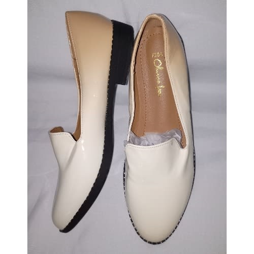 Ladies Office Shoe - Cream/Nude Ombre